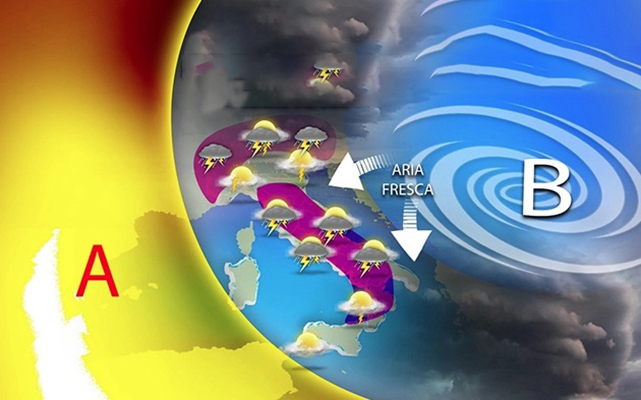 Meteo: da lunedì raffica di piogge e anche improvvisi nubifragi. Ecco dove. I dettagli