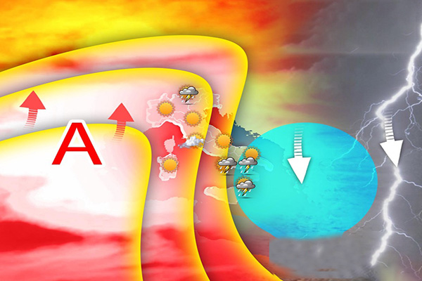 Meteo: arriva l'anticiclone africano afa di notte. Weekend in un forno ad oltre 30°C. L'evoluzione