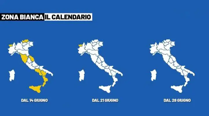 Covid. 40,5 mln italiani in zona bianca, ecco le nuove regole con Green-Pass