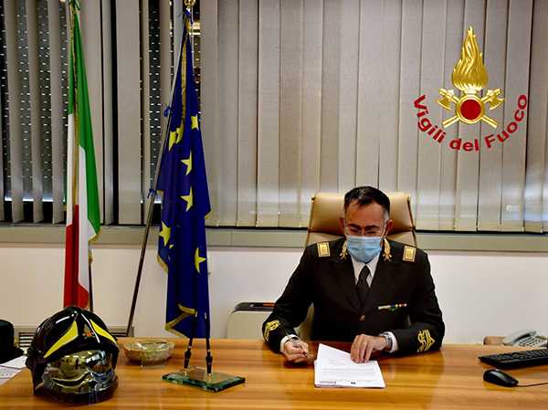 Insediamento nuovo Direttore Regionale dei Vigili del fuoco Calabria