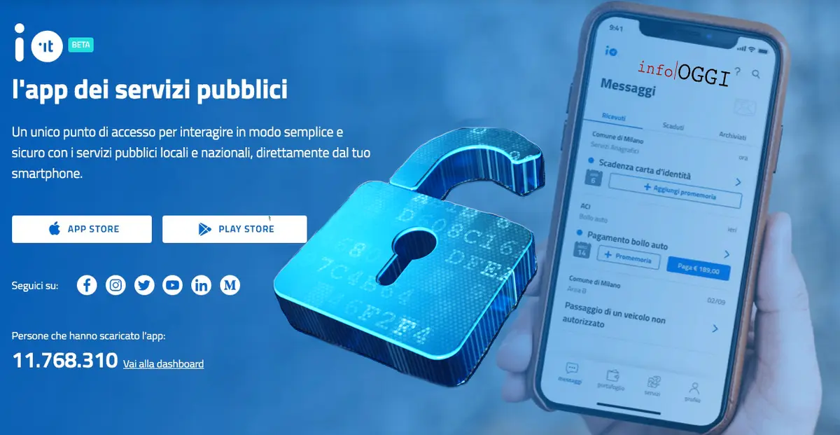 Green Pass: PagoPA, ok Garante privacy all'App IO.