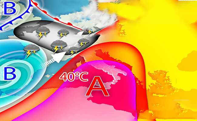 Meteo: Weekend: Anomalo caldo africano fino a 40°C, ma il peggio arriverà dopo