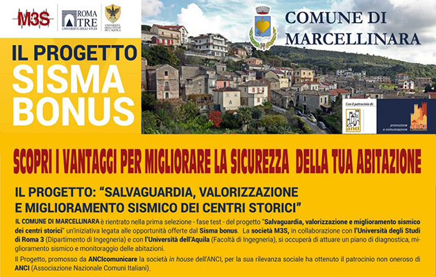 Prende il via a Marcellinara il progetto "Salvaguardia, valorizzazione e miglioramento sismico"
