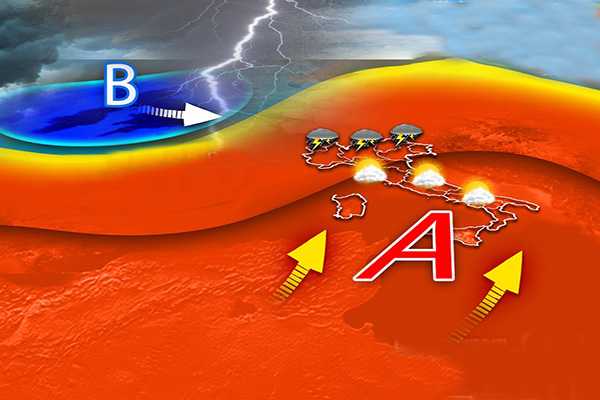 Meteo: Weekend, strapotere dell'anticiclone poi lunedì fiammata africana fino a 45°C. I dettagli