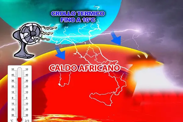 Meteo Arriva un crollo termico giù di 10°C. Ecco Le regioni interessate