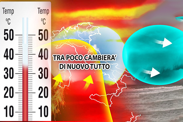 Meteo: Weekend con, Temporali e nubifragi. Poi ritorna Il grande caldo. Ecco il dettaglio