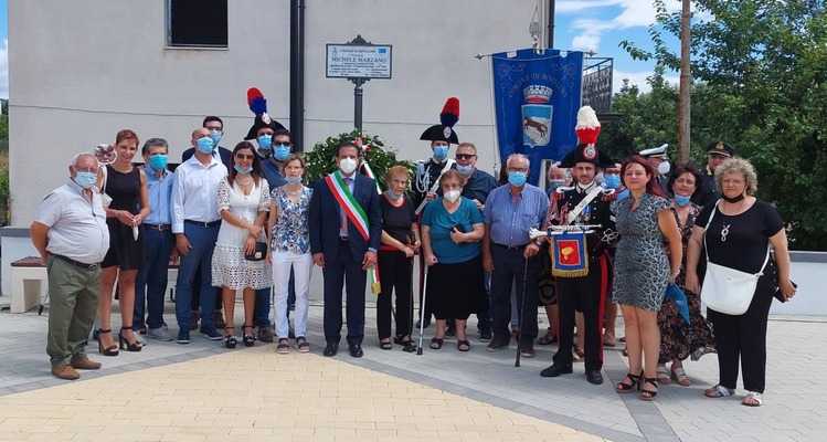 Bosco Sant'ippolito (RC): Inaugurata la nuova piazza intitolata al Carabiniere Michele Marzano