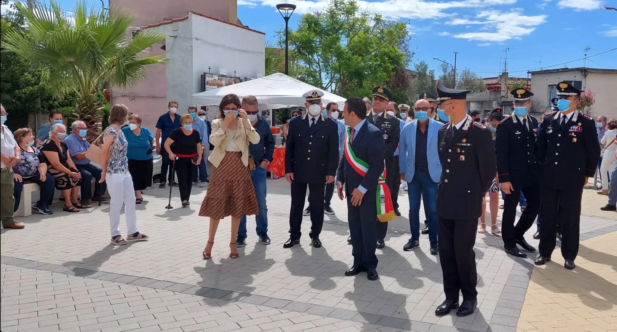 Bosco Sant'ippolito (RC): Inaugurata la nuova piazza intitolata al Carabiniere Michele Marzano