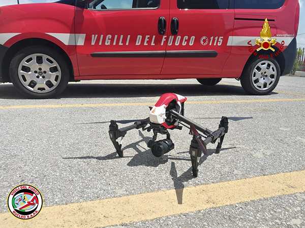 Vvf. SAPR Calabria, “ricerca & soccorso”, nuova base logistica droni a Lamezia Terme. Foto