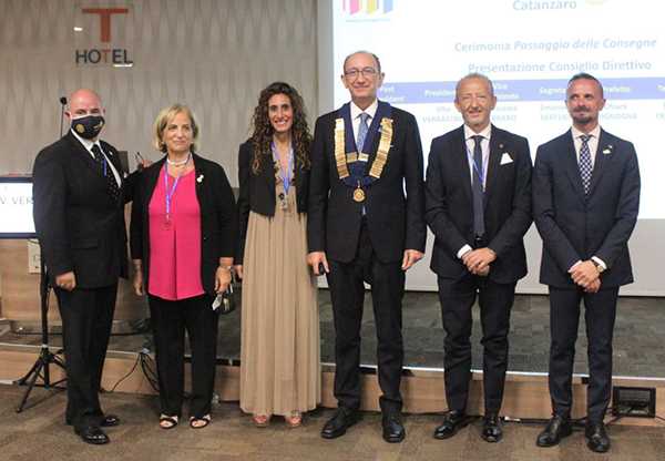 Passaggio delle Consegne tra i Presidenti del Rotary di Catanzaro, Pasquale Placida e Vito Verrastro