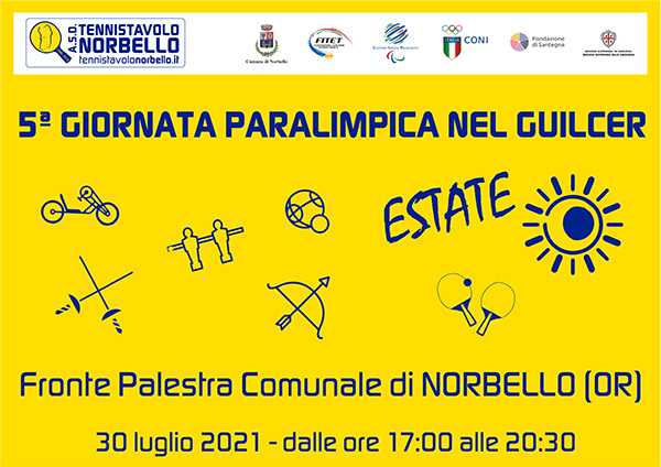 Tennistavolo Norbello: Giornata paralimpica in formato estivo
