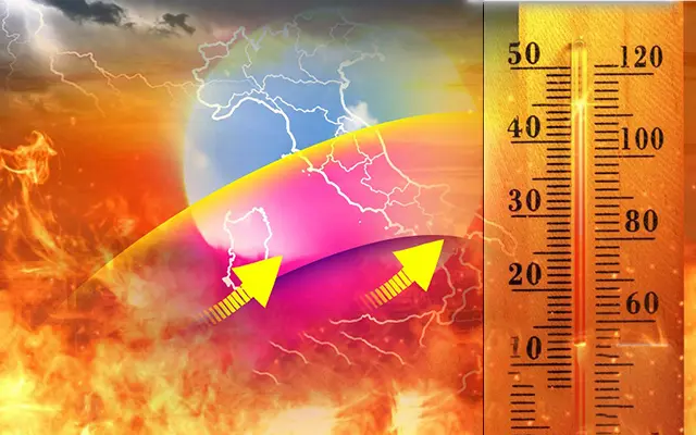 Meteo: Italia Zona Rosso fuoco, temperature, caldo senza tregua ancora per tanti giorni