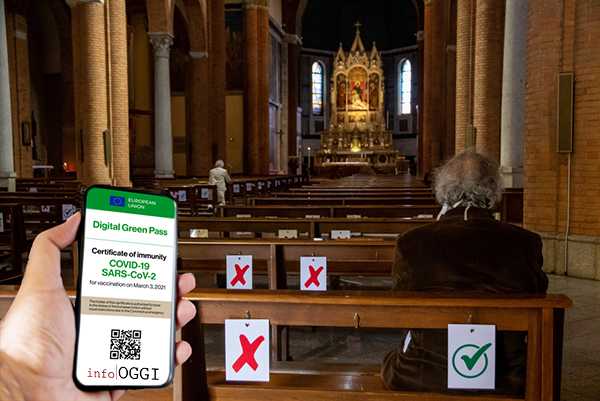 Regole dei Vescovi, Green Pass a "messe e processioni".