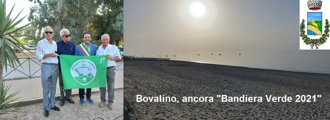 Bovalino, è ancora "Bandiera Verde"! soddisfazione del Sindaco Maesano