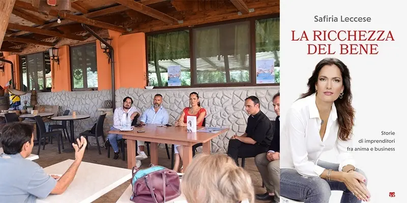 Un libro nel borgo, Safiria Leccese racconta “La ricchezza del bene”