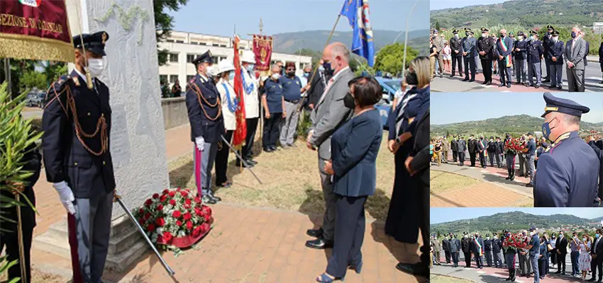 Vittima del dovere. La Polizia di Stato ha commemorato la Guardia di P.S. Paolo DIANO. Foto