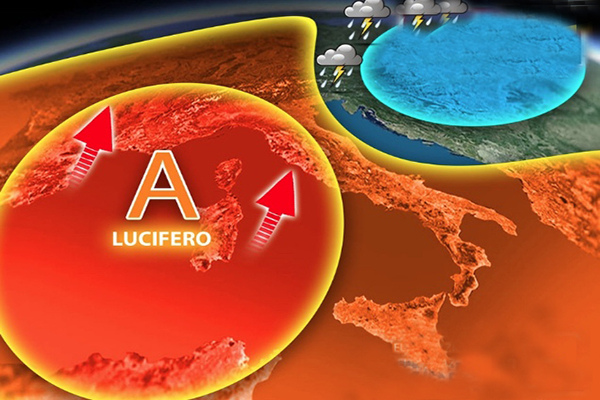 Meteo: Lucifero attacca l'Italia! con caldo estremo poi per il Weekend di Ferragosto, sorprese