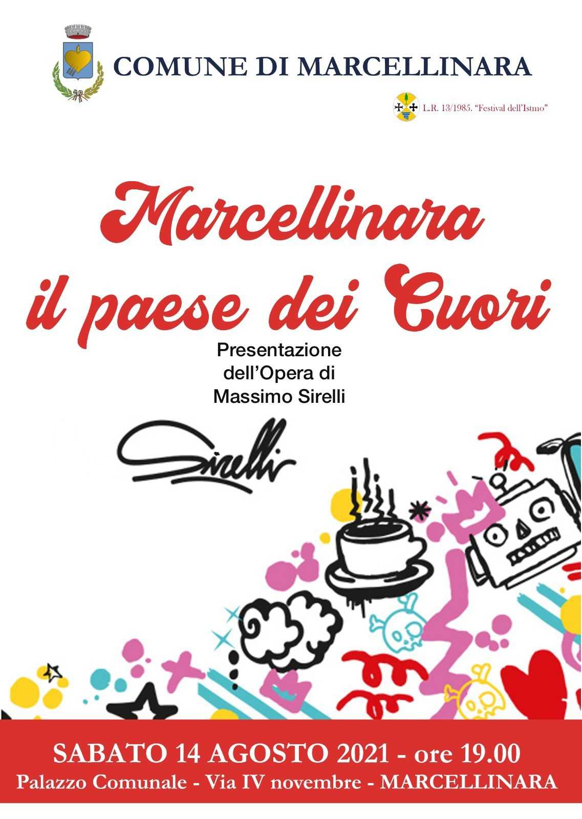 Marcellinara, il paese dei Cuori: Presentazione dell’opera di Massimo Sirelli