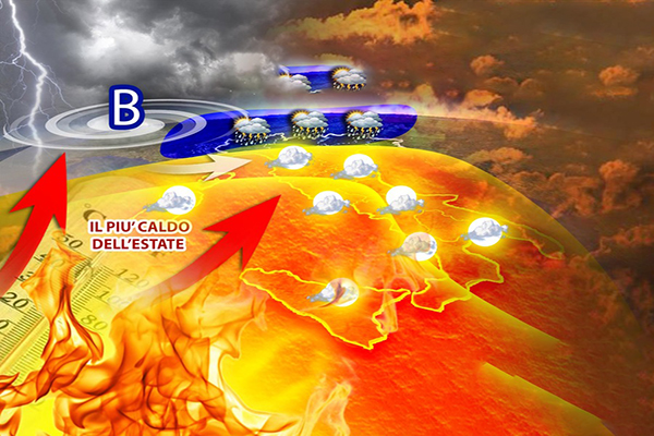 Meteo: Weekend di Ferragosto, sarà il più caldo dell'estate, poi cambierà.