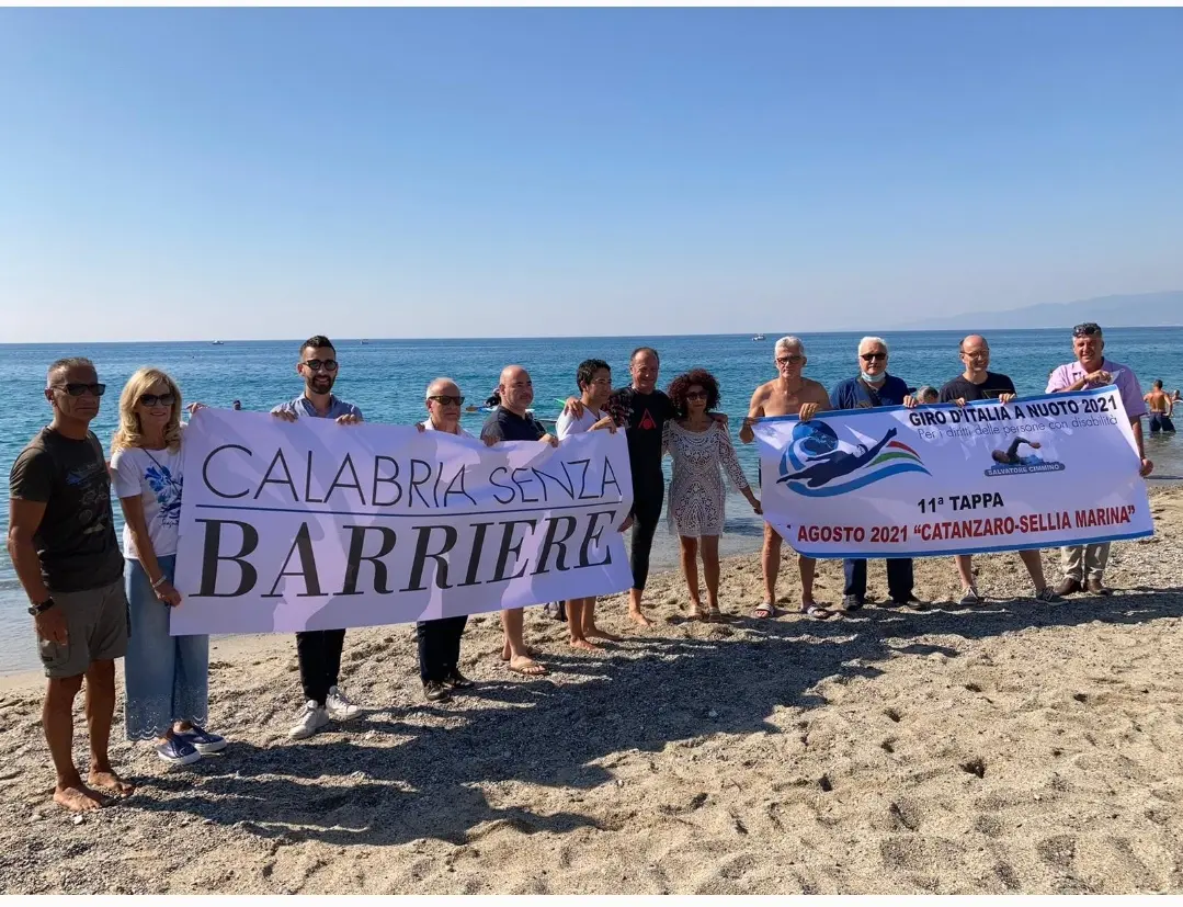 Giro d'Italia a Nuoto 2021. Lanciato il progetto “Calabria senza Barriere”