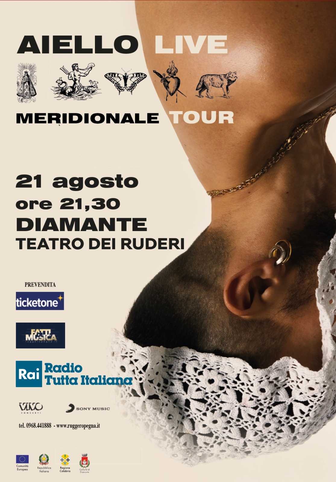 Domani la grande notte di Aiello a Diamante, Stasera i Subsonica in piazza Castello di Reggio C.