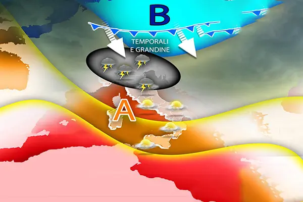 Meteo Weekend: ritorna il piromane di Lucifero, poi attacchi temporaleschi. Previsioni