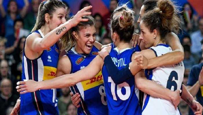 Pallavolo: Italdonne a tutto gas, 3-0 alla Croazia. 1° posto nel girone.