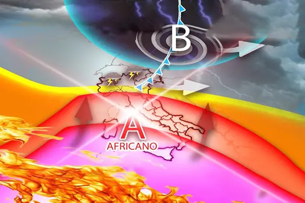 Meteo: Weekend con raffica di temporali poi Lucifero, il caldo africano. Dettagli con le Previsioni