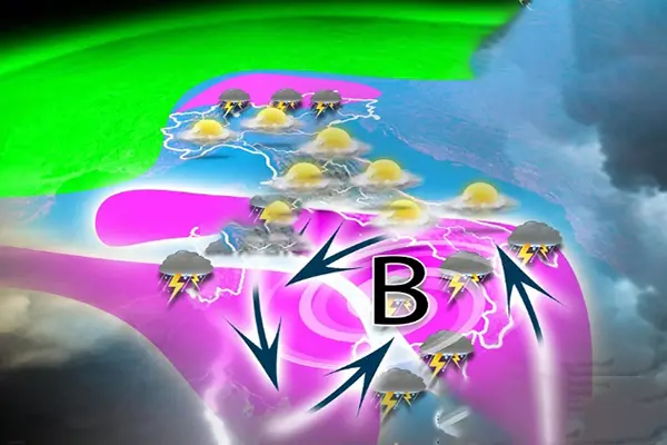 Meteo: Oggi temporali e nubifragi poi per il weekend un vortice impazzito. L’evoluzione