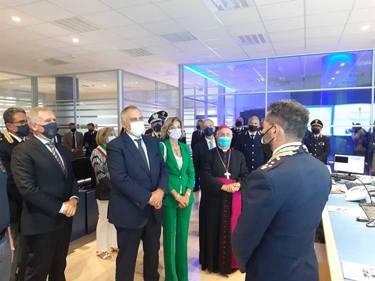 Catanzaro: Il Capo della Polizia ha inaugurato la nuova Centrale Operativa (Foto e Video)