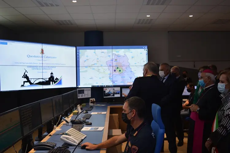 Catanzaro: Il Capo della Polizia ha inaugurato la nuova Centrale Operativa (Foto e Video)