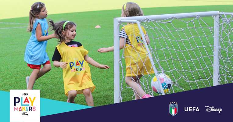 Calabria riparte il progetto Playmakers. UEFA e Disney è FIGC. "Le bambine al calcio"