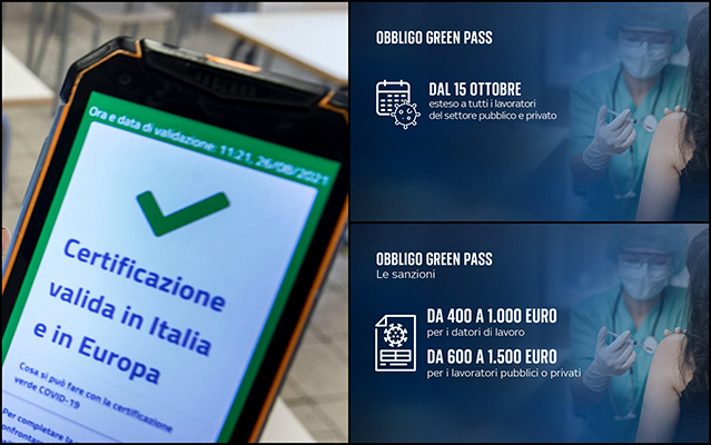 Aziende potranno sostituire chi è senza Green pass