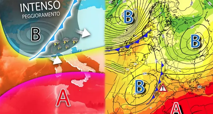 Meteo: Weekend, temporali intensi e caldo africano poi la 1° tempesta autunnale. Le Previsioni