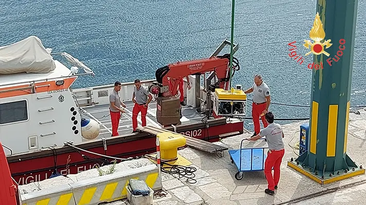 Reggio Calabria, concluso il corso regionale di ricerca subacqueo dei vigili del fuoco. Foto