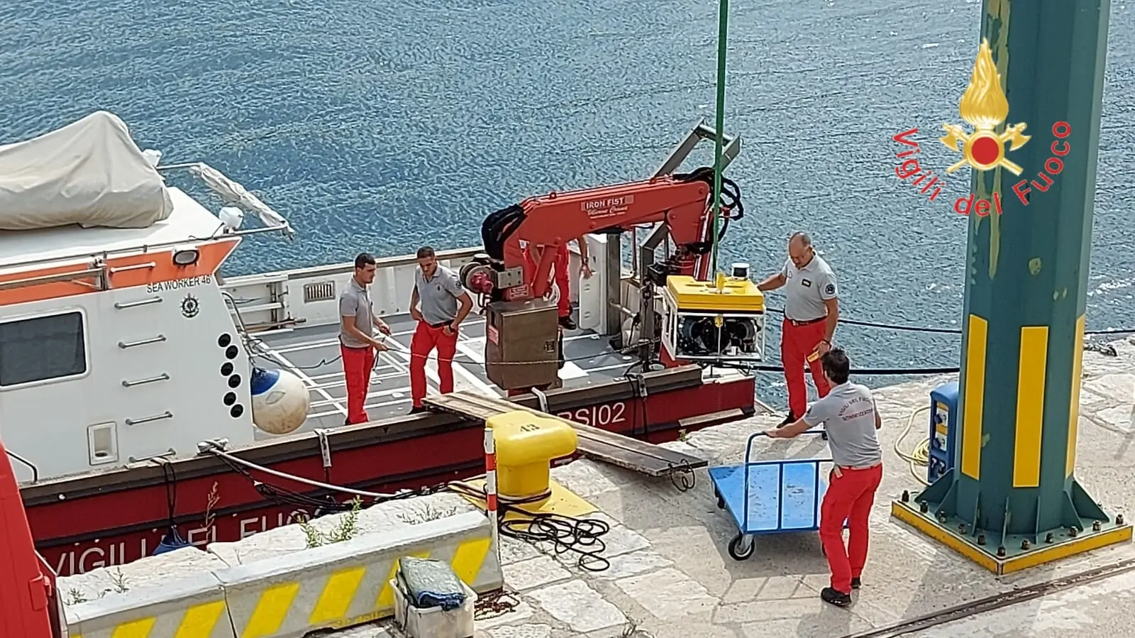 Reggio Calabria, concluso il corso regionale di ricerca subacqueo dei vigili del fuoco. Foto