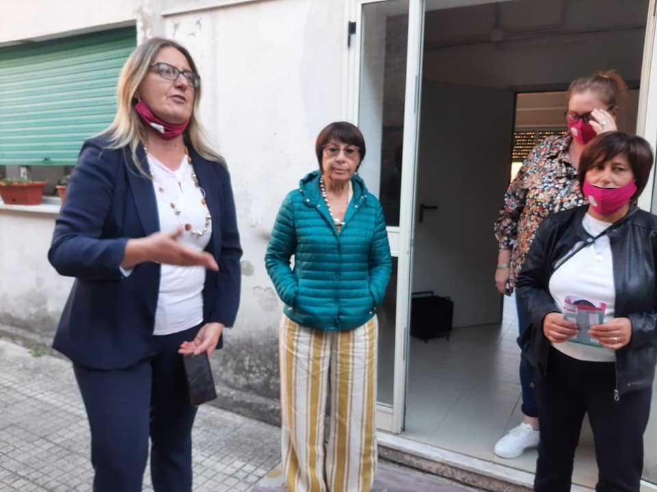 SGF. Amalia Bruni e Donne e Diritti al centro Antiviolenza MIRABAL. (Foto e Video)