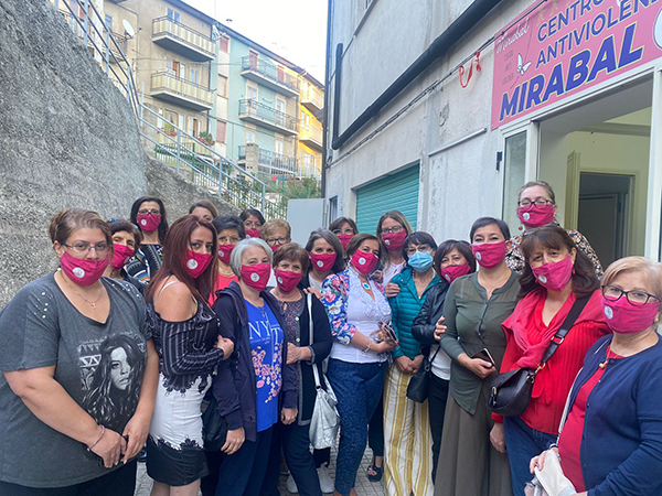 SGF. Amalia Bruni e Donne e Diritti al centro Antiviolenza MIRABAL. (Foto e Video)