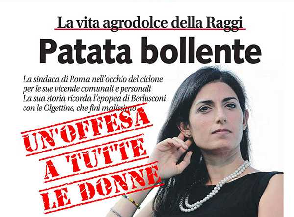Sindaca Virginia Raggi replica a Vittorio Feltri “ha offeso tutte le donne” I dettagli
