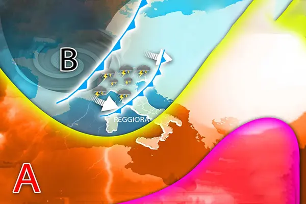 Meteo: la maledizione del weekend! rischio temporali poi da lunedì insidioso ciclone autunnale