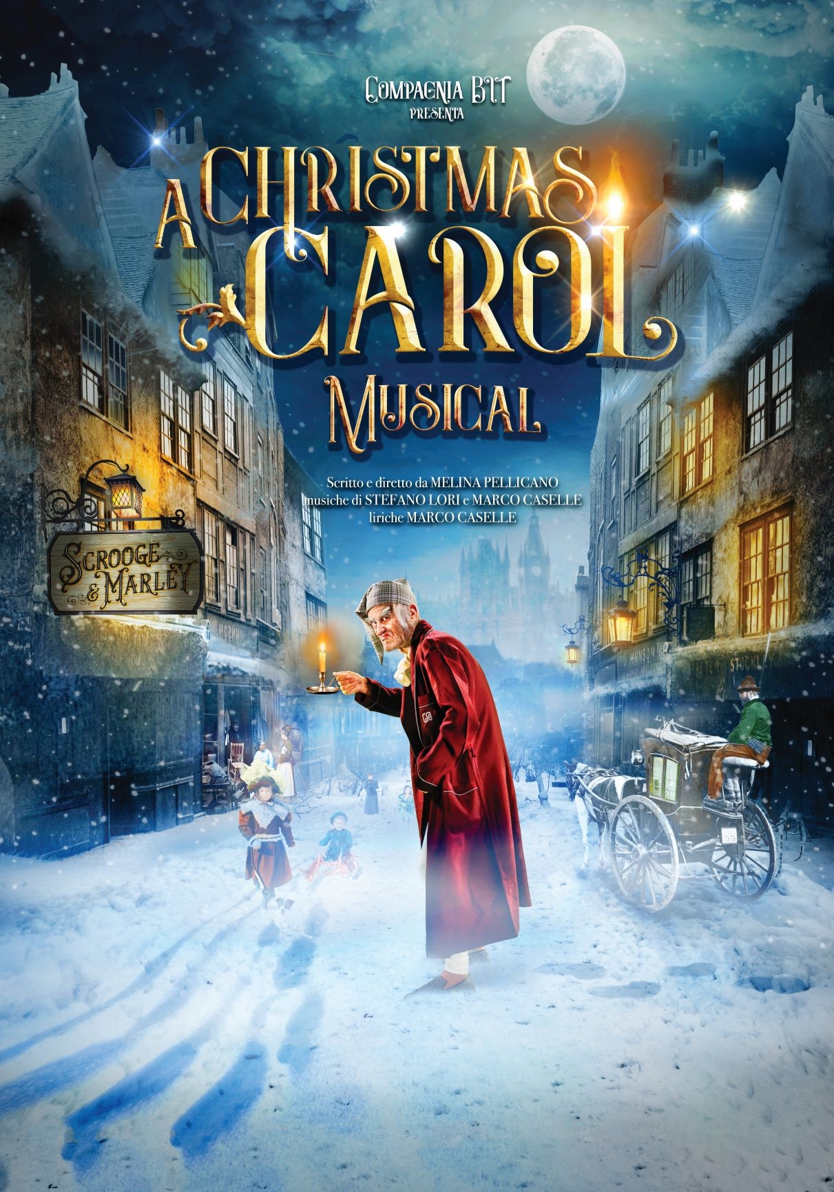 Arriva in Calabria  "A Christmas Carol Musical", il 6 dicembre al Palacalafiore di Reggio