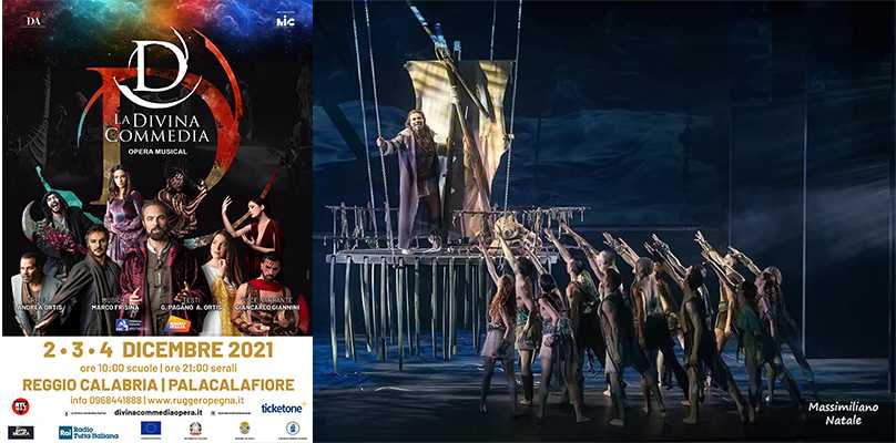 “Fatti di musica 2021”: al Palacalafiore di Reggio Calabria con il colossal “La Divina Commedia Opera Musical”.