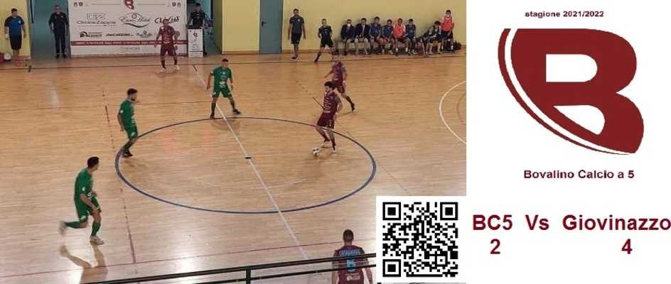 Futsal Serie A2. Il BC5 cade dignitosamente in casa contro un ottimo Giovinazzo (2-4)