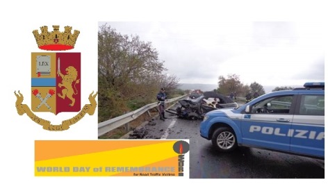Giornata mondiale in memoria delle vittime della strada: l’impegno della Polizia di Stato