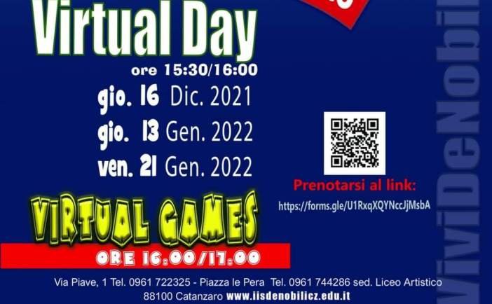Nuovo appuntamento con il Virtual Open Day all’Istituto “De Nobili” di Catanzaro