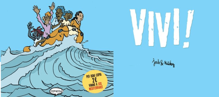 "Vivi!" il silent comic che racconta la tragedia dei migranti in mare