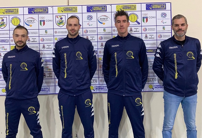 Tennistavolo Norbello: ruggito della A1 maschile a Prato