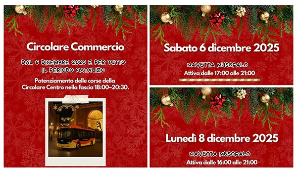 Natale a Catanzaro: come cambia la mobilità dal 6 dicembre 2025