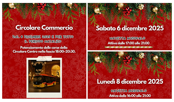 Natale a Catanzaro: come cambia la mobilità dal 6 dicembre 2025