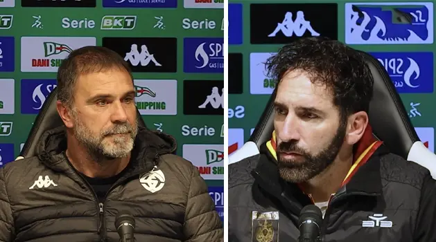 D’Angelo recrimina, Caserta esulta: due visioni opposte dopo Spezia-Catanzaro 0-1 (Video)